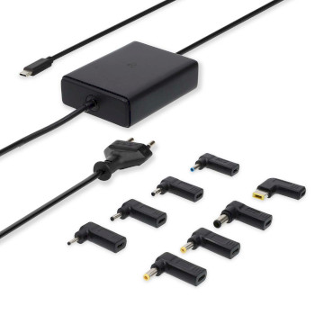 NBAU100110BK Notebook-adapter | gan | 100 w | 5 / 9 / 12 / 15 / 20 v dc | 3.0 / 5.0 a | gebruikt voor: notebook /