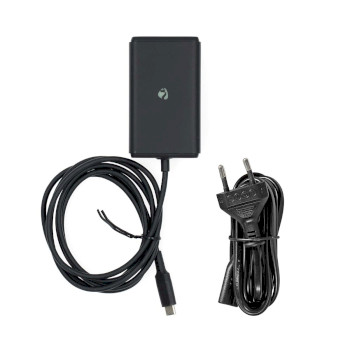 NBAU45110BK Notebook-adapter | gan | 45 w | 5 / 9 / 12 / 15 / 20 v dc | 2.25 / 2.33 / 2.92 / 3.0 a | gebruikt vo Inhoud verpakking foto