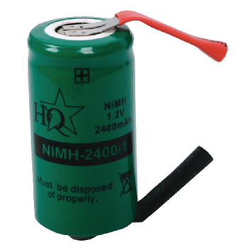 NIMH-2400/1 Oplaadbare nimh-batterij 1.2 v 2400 mah 1-pack