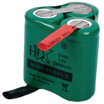 NIMH-3RSH1.3 Oplaadbare nimh-batterij 3.6 v 2400 mah 1-pack