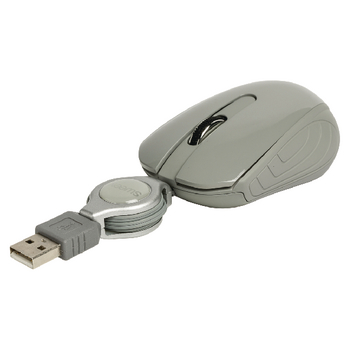 NPMI1080-02 Bedrade muis draagbaar 3 knoppen grijs Product foto