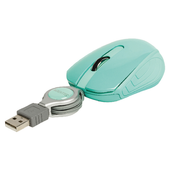 NPMI1080-06 Bedrade muis draagbaar 3 knoppen groen Product foto