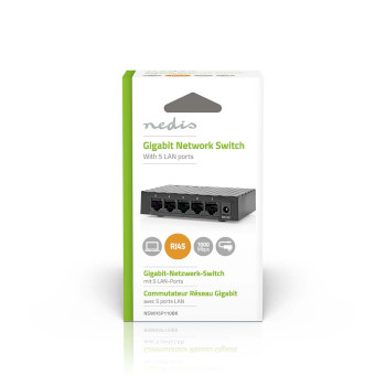 NSWH5P110BK Netwerk-switch | bekabelde snelheid: gigabit | aantal ethernetpoorten: 5  foto