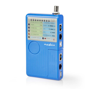 NWCTM100BU Lan meet instrument | bedraad | 180 m | led-indicator | batterij gevoed Product foto