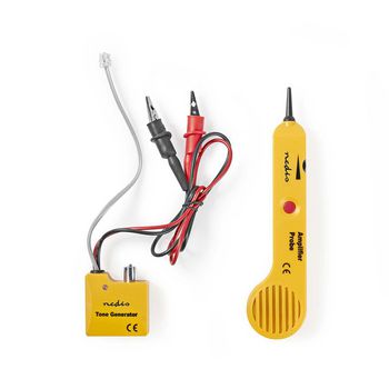 NWTG100YE Pc en multimedia kabel tester | toongenerator | led-indicator | koptelefoonaansluiting | batterij ge Product foto