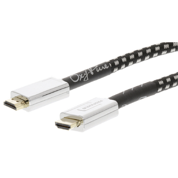 OXYV1201 High speed hdmi kabel met ethernet hdmi-connector - hdmi-connector 1.00 m zilver