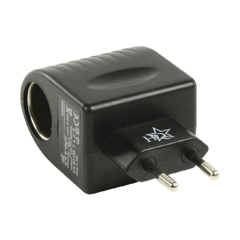 P.SUP.SC5 Stopcontact adapter 1x auto zwart