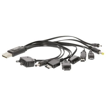 P.SUP.USB500 Universele stroom adapter multifunctionele oplaadkabel micro usb / mini usb / psp / nokia 3.5 mm / n