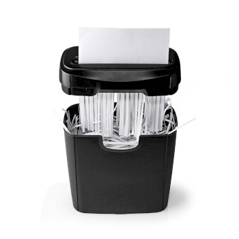 PASH112BKA4 Papierversnipperaar | 6x a4-pagina\'s | 10 l | veiligheidsnorm: din 2 | 190 w | zwart Product foto