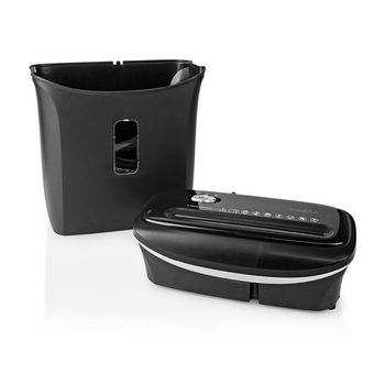 PASH120BKA4 Papierversnipperaar | kruissnede | 6x a4-pagina\'s | 12 l | veiligheidsnorm: din 4 | 300 w | zwart Product foto