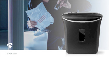 PASH120BKA4 Papierversnipperaar | kruissnede | 6x a4-pagina\'s | 12 l | veiligheidsnorm: din 4 | 300 w | zwart Product foto