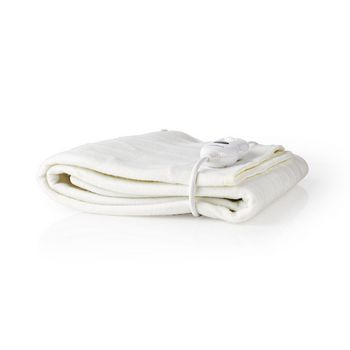 PEBL110CWT1 Elektrische deken | onderdeken | 1 persoon | 150 x 80 cm | 3 warmte standen | wasmachinebestendig | 