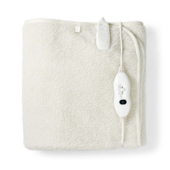 PEBL120CWT1 Elektrische deken | onderdeken | 1 persoon | 150 x 80 cm | 3 warmte standen | wasmachinebestendig |  Inhoud verpakking foto