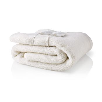 PEBL120CWT2 Elektrische deken | onderdeken | 2 personen | 160 x 140 cm | 3 warmte standen | wasmachinebestendig 