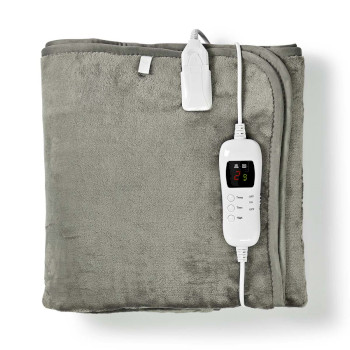 PEBL130CWT1 Elektrische deken | onderdeken | 1 persoon | 150 x 80 cm | 9 warmte standen | wasmachinebestendig |  Inhoud verpakking foto