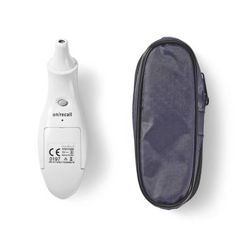 PETH111DWT Digitale oorthermometer | 1 seconde | 10 geheugens | automatische uitschakeling Inhoud verpakking foto