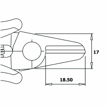 PG-CS30 Gemakkelijk te hanteren schaar Product foto