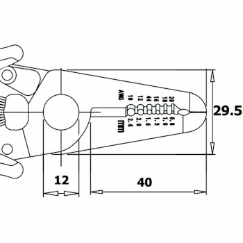 PG-CSP30/2 Striptang crimper / stripper / cutter Product foto