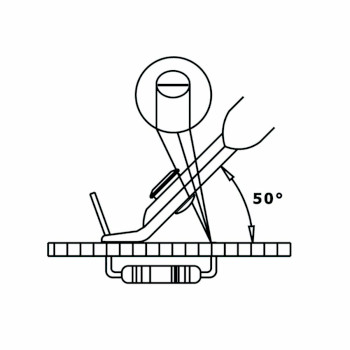 PG-TR2550 50° schuine kniptang Product foto