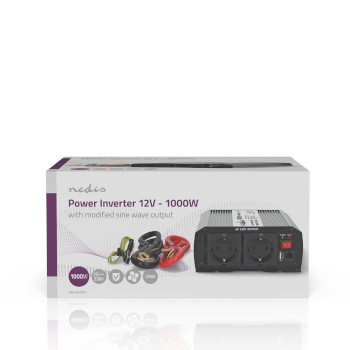 PIM100012FGY Omvormer gemodificeerde sinusgolf | ingangsvoltage: 12 v dc | apparaat stroomoutput: type f (cee 7/3  foto