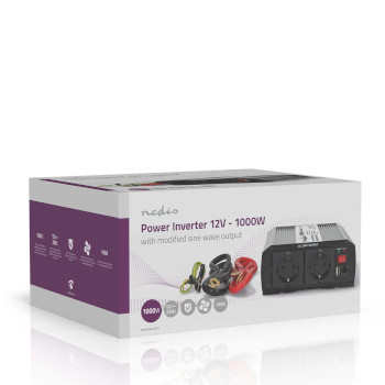 PIM100012FGY Omvormer gemodificeerde sinusgolf | ingangsvoltage: 12 v dc | apparaat stroomoutput: type f (cee 7/3 Verpakking foto