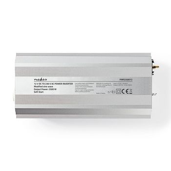 PIMS250012 Inverter gemodificeerde sinusgolf | ingangsvoltage: 12 v dc | apparaat stroomoutput: type f (cee 7/3 Product foto