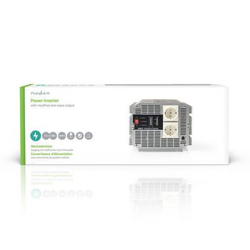 PIMS400012 Omvormer gemodificeerde sinusgolf | ingangsvoltage: 12 v dc | apparaat stroomoutput: type f (cee 7/3 Verpakking foto