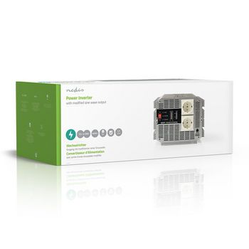 PIMS400012 Omvormer gemodificeerde sinusgolf | ingangsvoltage: 12 v dc | apparaat stroomoutput: type f (cee 7/3 Verpakking foto