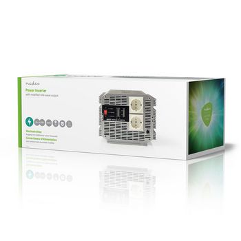 PIMS400024 Inverter gemodificeerde sinusgolf | ingangsvoltage: 24 v dc | apparaat stroomoutput: type f (cee 7/3 Verpakking foto