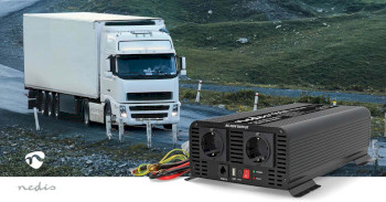 PIP100024FBK Omvormer pure sinusgolf | ingangsvoltage: 24 v dc | apparaat stroomoutput: type f (cee 7/3) / usb-a  Product foto
