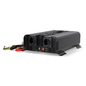 PIP200012FBK Inverter pure sinusgolf | ingangsvoltage: 12 v dc | apparaat stroomoutput: type f (cee 7/3) / usb-a 