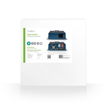 PIPS100024 Omvormer pure sinusgolf | ingangsvoltage: 24 v dc | apparaat stroomoutput: type f (cee 7/3) | 230 v   foto