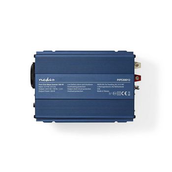 PIPS30012 Omvormer pure sinusgolf | ingangsvoltage: 12 v dc | apparaat stroomoutput: type f (cee 7/3) | 230 v  Product foto