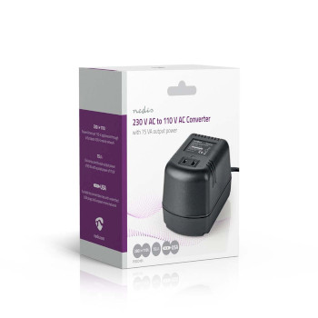POCO101 Power converter | netvoeding | 230 v ac 50 hz | 65 w | euro | zwart Verpakking foto