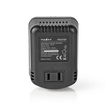 POCO104 Power converter | netvoeding | 230 v ac 50 hz | 30 w | randaarde stekker | zwart