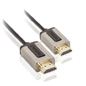 PROL1201 High speed hdmi kabel met ethernet hdmi-connector - hdmi-connector 1.00 m zwart Product foto