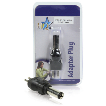 PSUP-PLUG05 Universele stroom adapter reservestekker 5.5 x 2.1 mm Verpakking foto