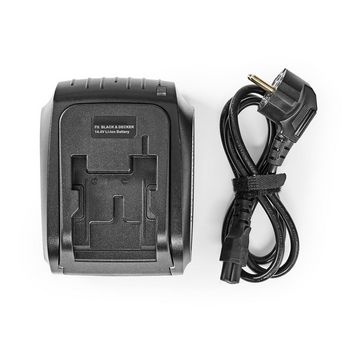 PTCM007FBK Powertool-lader | batterij-uitgang 14,4 v | black & decker, firestorm, dewalt Inhoud verpakking foto