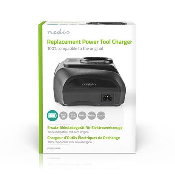 PTCM009FBK Powertool-lader | batterij-uitgang 7,2 - 18 v | makita, maktec, hitachi  foto