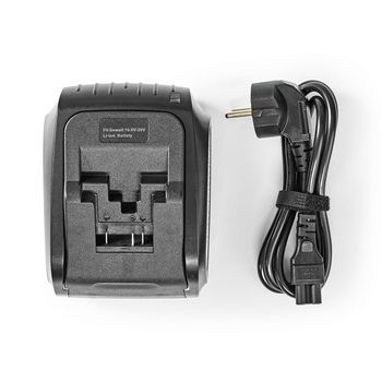 PTCM011FBK Powertool-lader | batterij-uitgang 10,8 - 20 v | black & decker, dewalt Inhoud verpakking foto