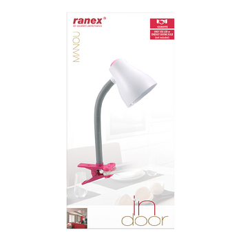 RA-6000630 Desk cliplamp roze Verpakking foto