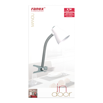 RA-6000631 Desk cliplamp 25 w grijs Verpakking foto