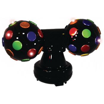 RA-DISCO02 Moving ball duo 4 inch black 12 v dc