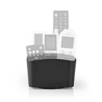 RCHD10BK Houder voor afstandsbediening | 5 compartimenten | draaibaar | abs | zwart