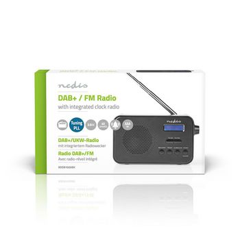 RDDB1000BK Dab+ radio | draagbaar model | dab+ / fm | 1.3 \