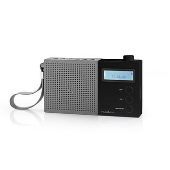 RDDB2210BK Digitale dab+ radio | 4,5 w | fm | klok & alarm | grijs / zwart Product foto
