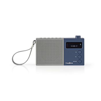 RDDB2210BU Digitale dab+ radio | 4,5 w | fm | klok & alarm | grijs / blauw