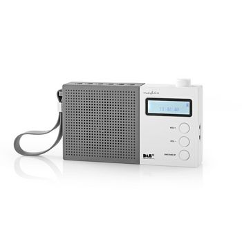 RDDB2210WT Digitale dab+ radio | 4,5 w | fm | klok & alarm | grijs / wit Product foto