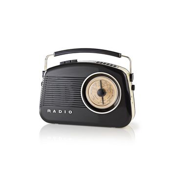 RDDB5000BK Dab+-radio | 5,4 w | fm | draaggreep | zwart Product foto