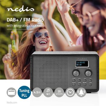 RDDB5110BK Dab+ radio | tafelmodel | dab+ / fm | 1.3 \